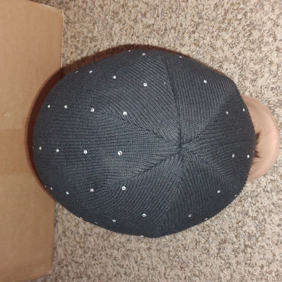 Harley Davidson Women's Embroidered Sequin Knit Beanie Black - Picture 4 of 9